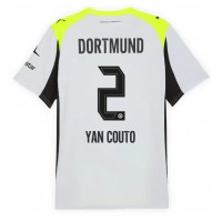 Borussia Dortmund Yan Couto #2 Vonkajší futbalový dres 2025-26 Krátky Rukáv